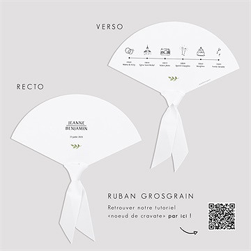 Eventail mariage nature chic programme - Mode d'emploi