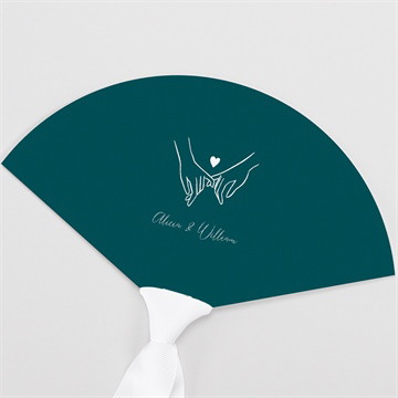 Eventail mariage notre union pocketfold