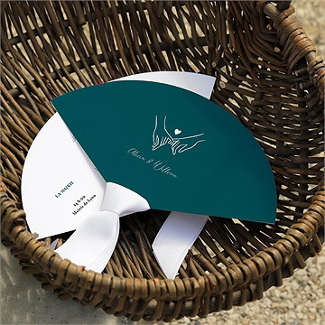 Eventail mariage notre union programme - Mise en situation