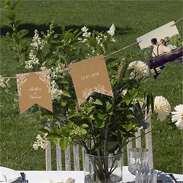 Guirlande mariage belle découverte - Mise en situation