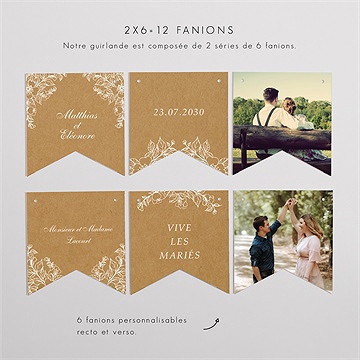 Guirlande mariage belle découverte - Vue d'ensemble