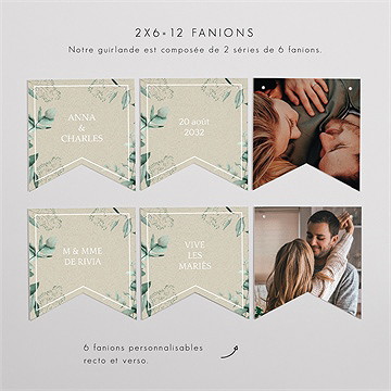 Guirlande mariage intimité - Vue d'ensemble