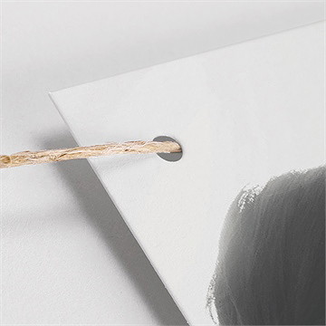 Guirlande mariage bleu romantique - Vue zoomée