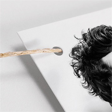 Guirlande mariage art champêtre - Vue zoomée