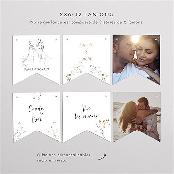 Guirlande mariage complicité - Mise en situation