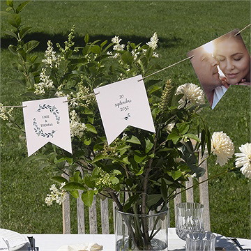 Guirlande mariage bel eclat - Mise en situation