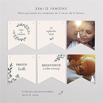 Guirlande mariage bel eclat - Vue d'ensemble