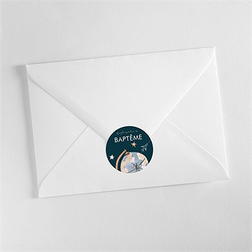 Sticker baptême mon passeport bapteme - Mise en situation
