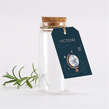 Mignonette baptême passeport bapteme étiquette