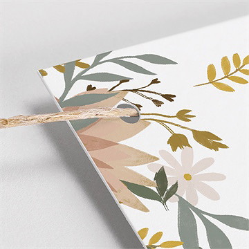 Guirlande baptême tout en joie - Vue zoomée