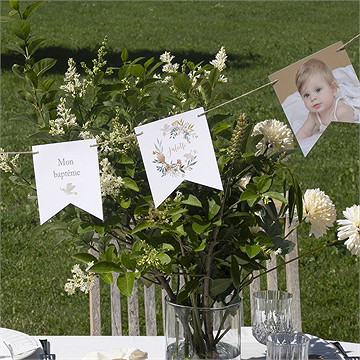 Guirlande baptême la jungle - Mise en situation