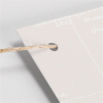 Guirlande baptême mon passeport bapteme - Vue zoomée