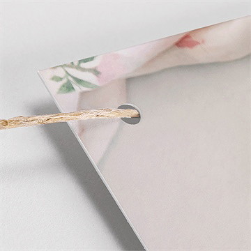 Guirlande baptême motif gravure - Vue zoomée