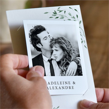 Faire-part mariage a l'ombre de l'olivier duo