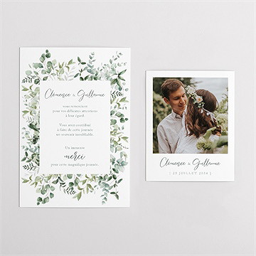 Remerciement mariage lyrisme duo - Vue d'ensemble