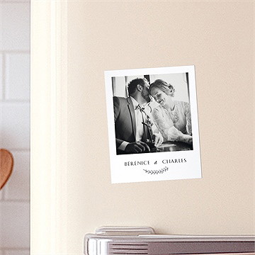 Remerciement mariage avec programme duo - Mise en situation