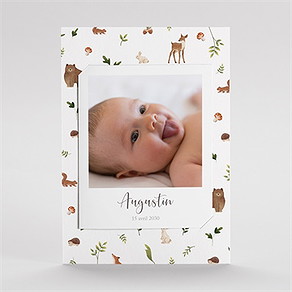 Faire-part naissance joyeux compères duo