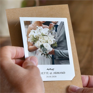 Carte recto-verso - portrait