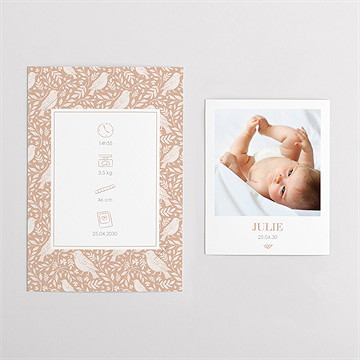 Faire-part naissance espiègle duo - Vue d'ensemble