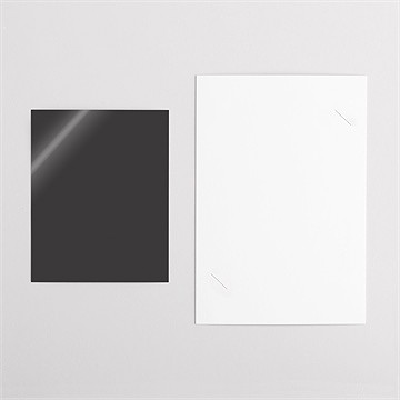 Faire-part mariage a vous de créer duo ! - Dos du faire-part