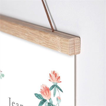 Affiche naissance printemps - Détail de l'affiche