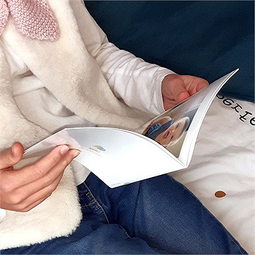 Mini album photo bel arc-en-ciel - Intérieur du mini album