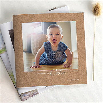 Mini album photo carnet de sourires - Détail du mini album