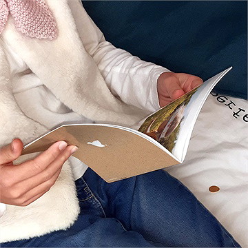 Mini album photo carnet de sourires - Intérieur du mini album