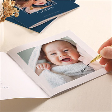 Mini album photo en famille - Détail du mini album