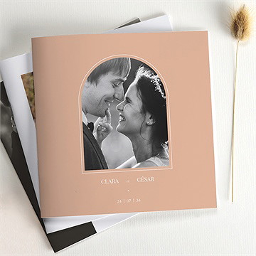 Mini album photo couple - Détail du mini album