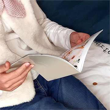 Mini album photo enfance - Intérieur du mini album