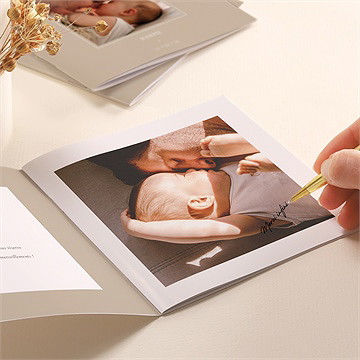 Mini album photo enfance - Détail du mini album