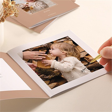 Mini album photo jolie alcôve - Détail du mini album