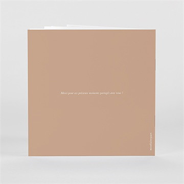 Mini album photo jolie alcôve - Dos du mini-albums