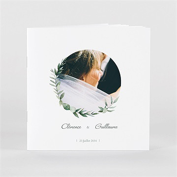 Mini album photo champêtre - Détail du mini album