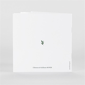 Mini album photo champêtre - Dos du mini-albums