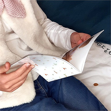 Mini album photo renard & co - Intérieur du mini album