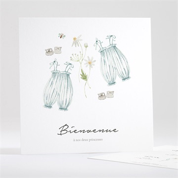 Carte recto-verso - carré