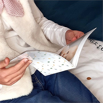 Mini album photo nature - Intérieur du mini album