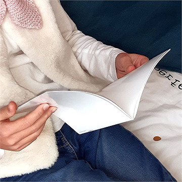 Mini album photo création - Intérieur du mini album