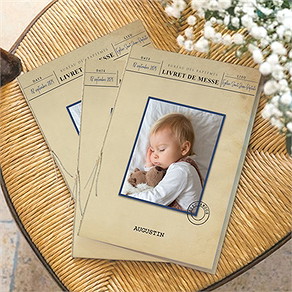 Livret de messe baptême télégramme baptême