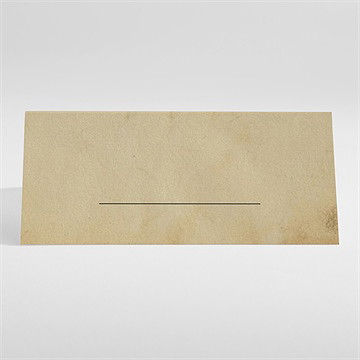 Marque-place baptême télégramme baptême - Dos du marque-place