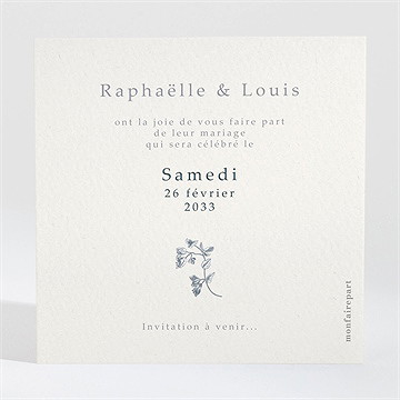 Save the Date mariage tropiques - Dos de la carte