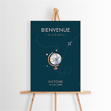 Panneau bienvenue mon passeport bapteme