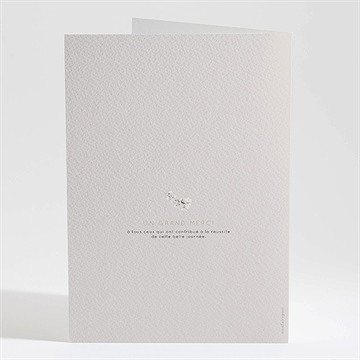 Livret de messe mariage orchidées - Dos du livret