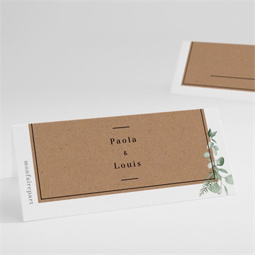 Marque-place mariage encapsulés