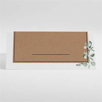 Marque-place mariage encapsulés - Dos du marque-place