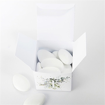 Boîte de dragées profession de foi affirmation - Intérieur de la boîte