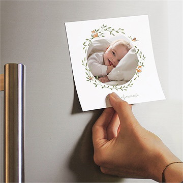 Remerciement naissance famille renard - Mise en situation