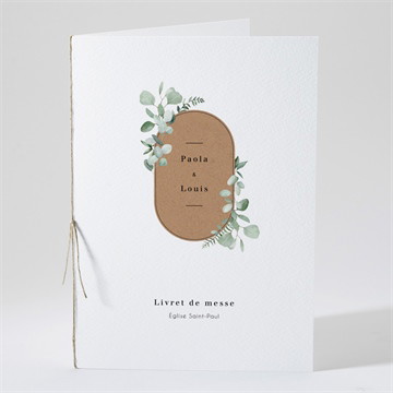 Livret de messe mariage encapsulés